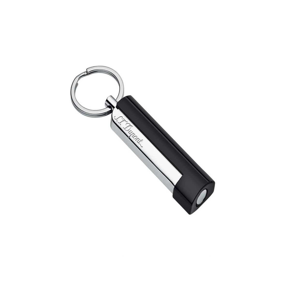 S.T. Dupont Cigar Punch Keyring Black & Chrome Transition Store