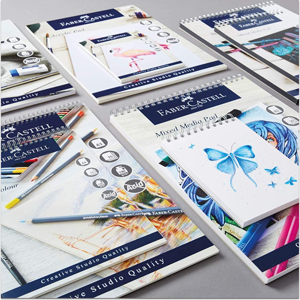 FaberCastell Creative Studio Sketch Pad A3 (Pad of 50 Sheets