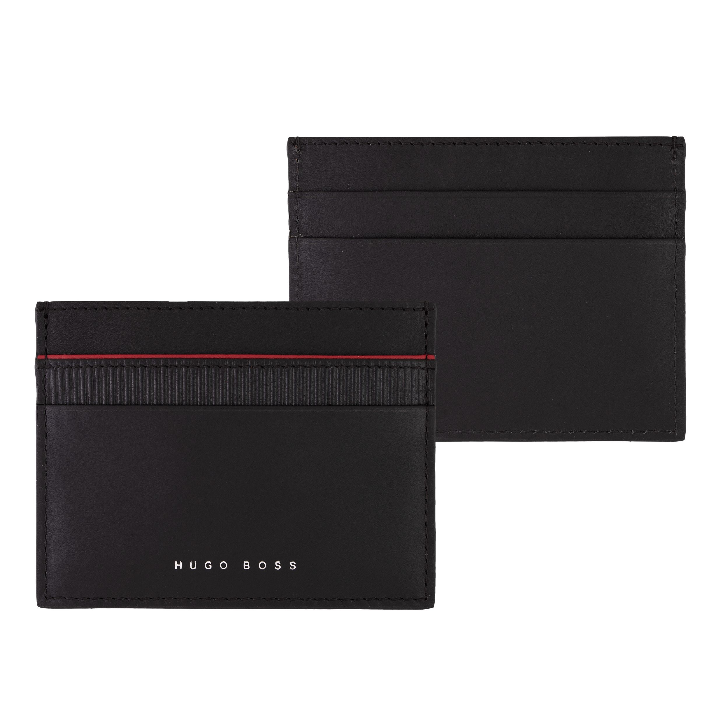 Hugo Boss Card Holder Gear Black - Transition Store