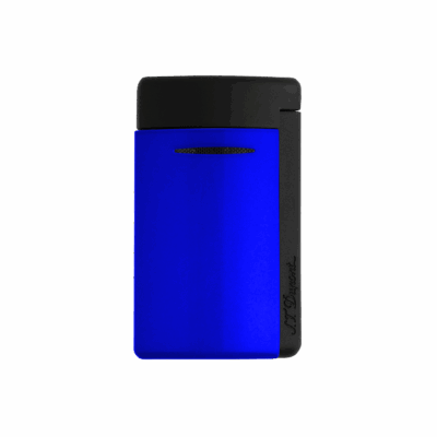 S.T.Dupont Minijet Lighter - Neon Blue & Matte Black