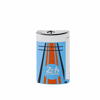 S.T.Dupont Limited Edition 24H Le Mans Maxijet Lighter - Blue & Chrome