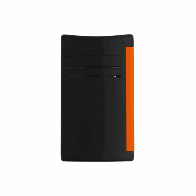 S.T.Dupont Maxijet Lighter - Matte Black & Neon Orange 