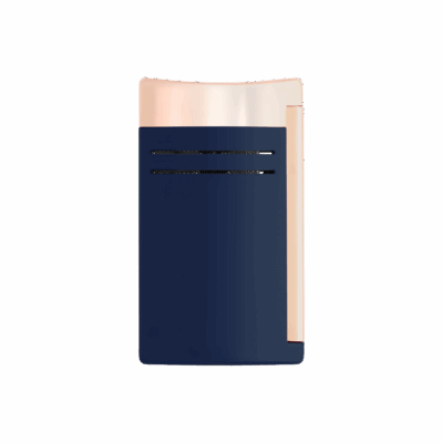 S.T.Dupont MaxiJet Lighter - Blue & Rose Gold