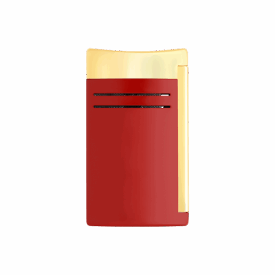 S.T.Dupont MaxiJet Lighter - Burgundy & Gold