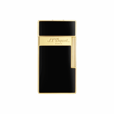 S.T. Dupont Biggy Lighter - Black & Golden