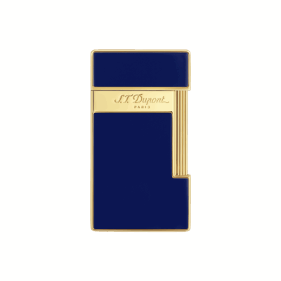 S.T. Dupont Slimmy Lighter - Blue & Gold