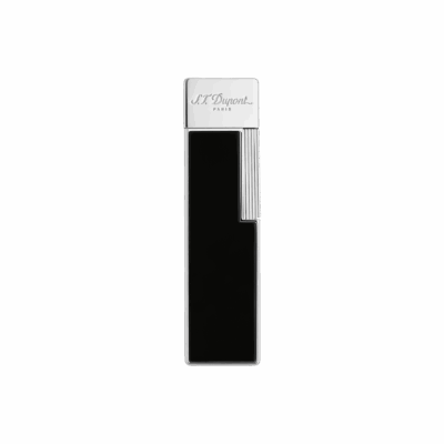 S.T. Dupont Twiggy Lighter - Black & Chrome