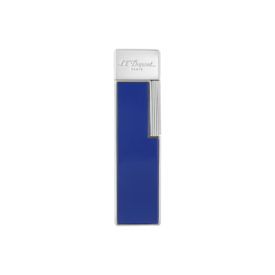 S.T. Dupont Twiggy Lighter - Blue & Chrome
