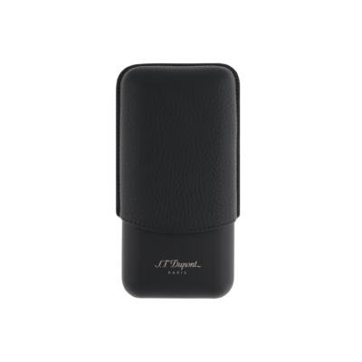 S.T.Dupont Triple Cigar Case - Matte Black