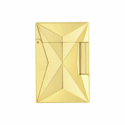 S.T. Dupont Fire X Ligne 2 Small Lighter - Yellow Gold