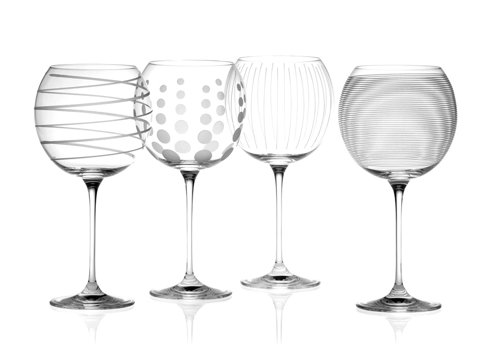 Mikasa 4 x 750ml Crystal Balloon Gin Glasses