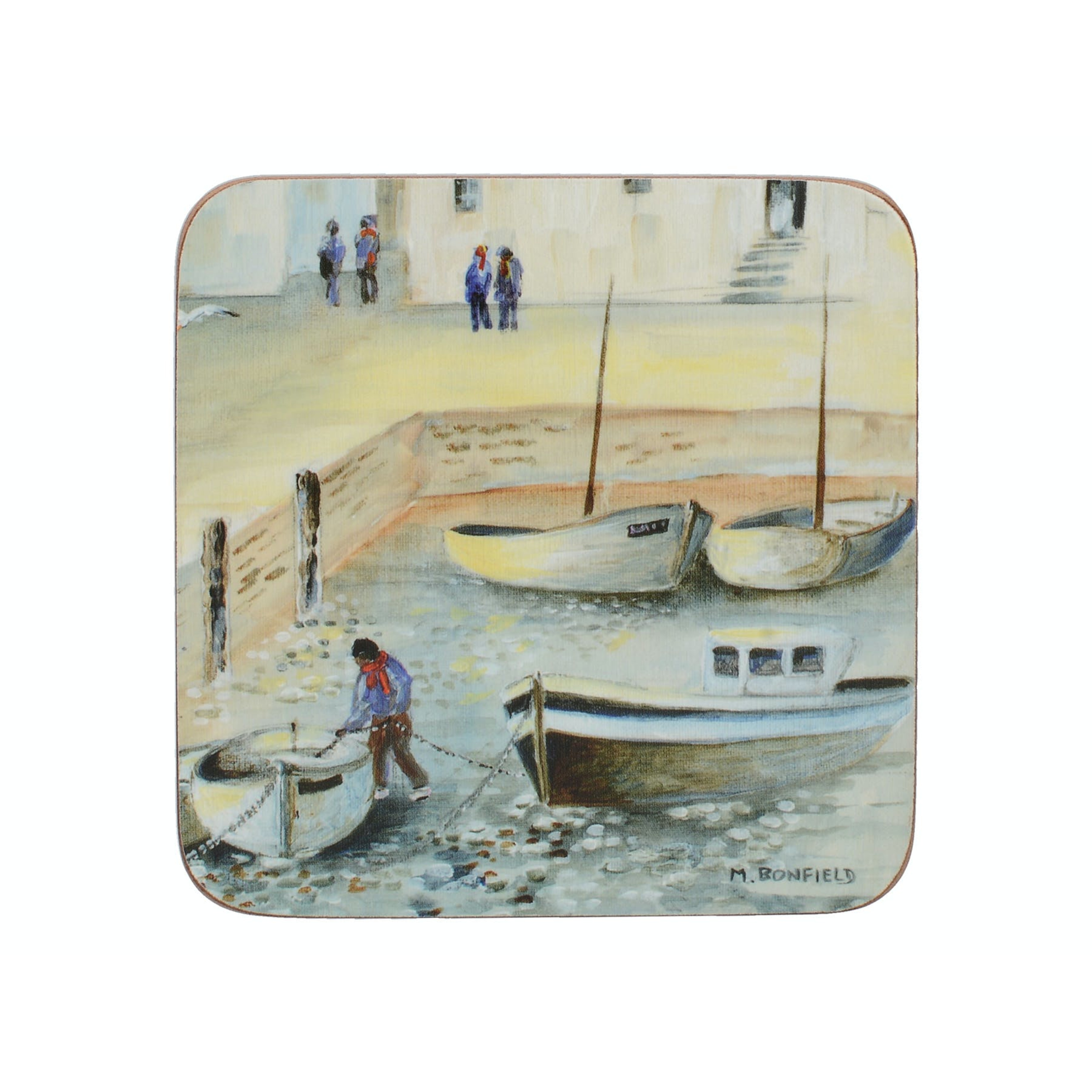 Creative Tops 6 x Coasters - Cornish Harbour
