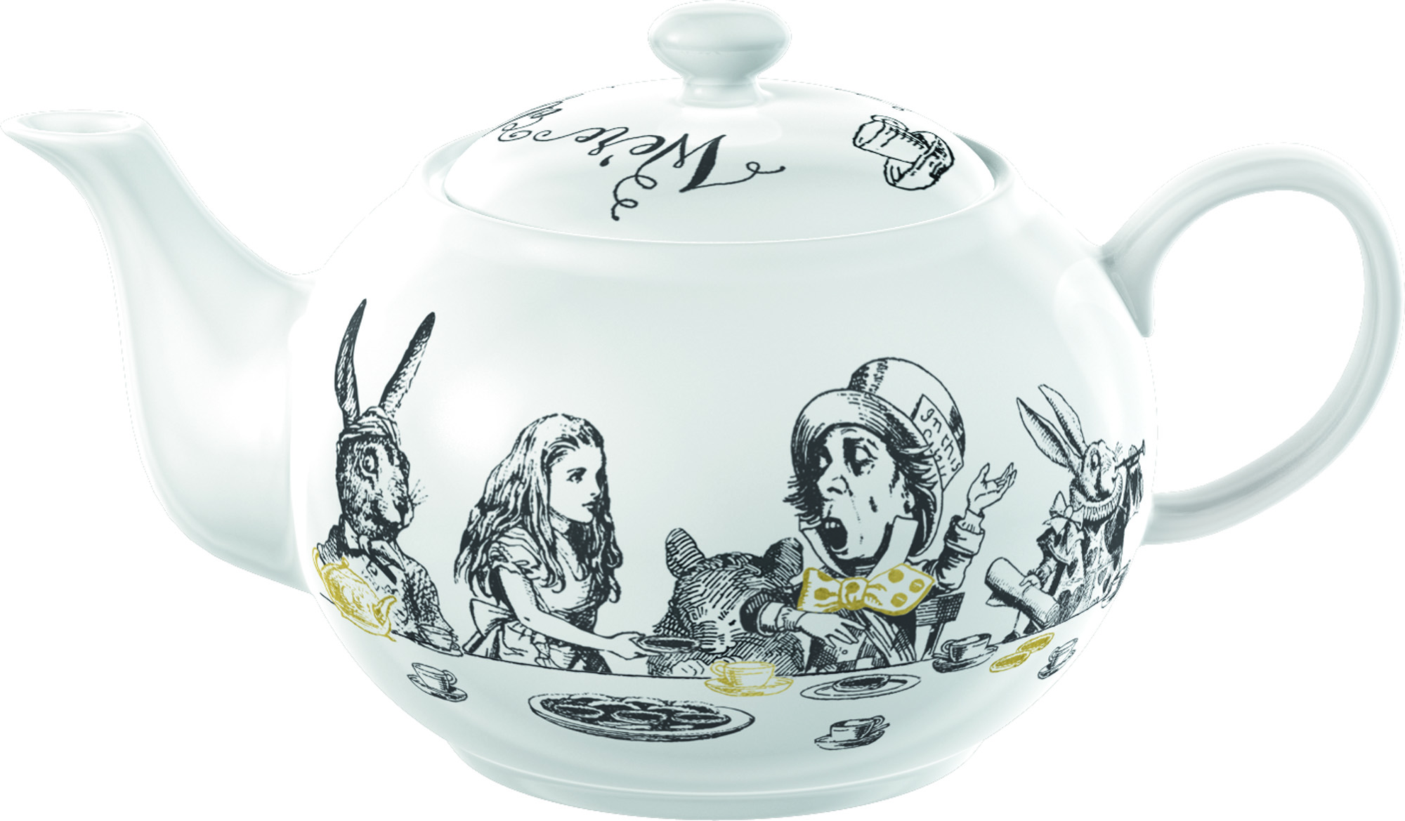 Victoria & Albert Alice In Wonderland 450ml Teapot