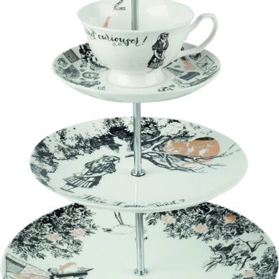 Victoria & Albert Alice In Wonderland 3 Tier Cake Stand