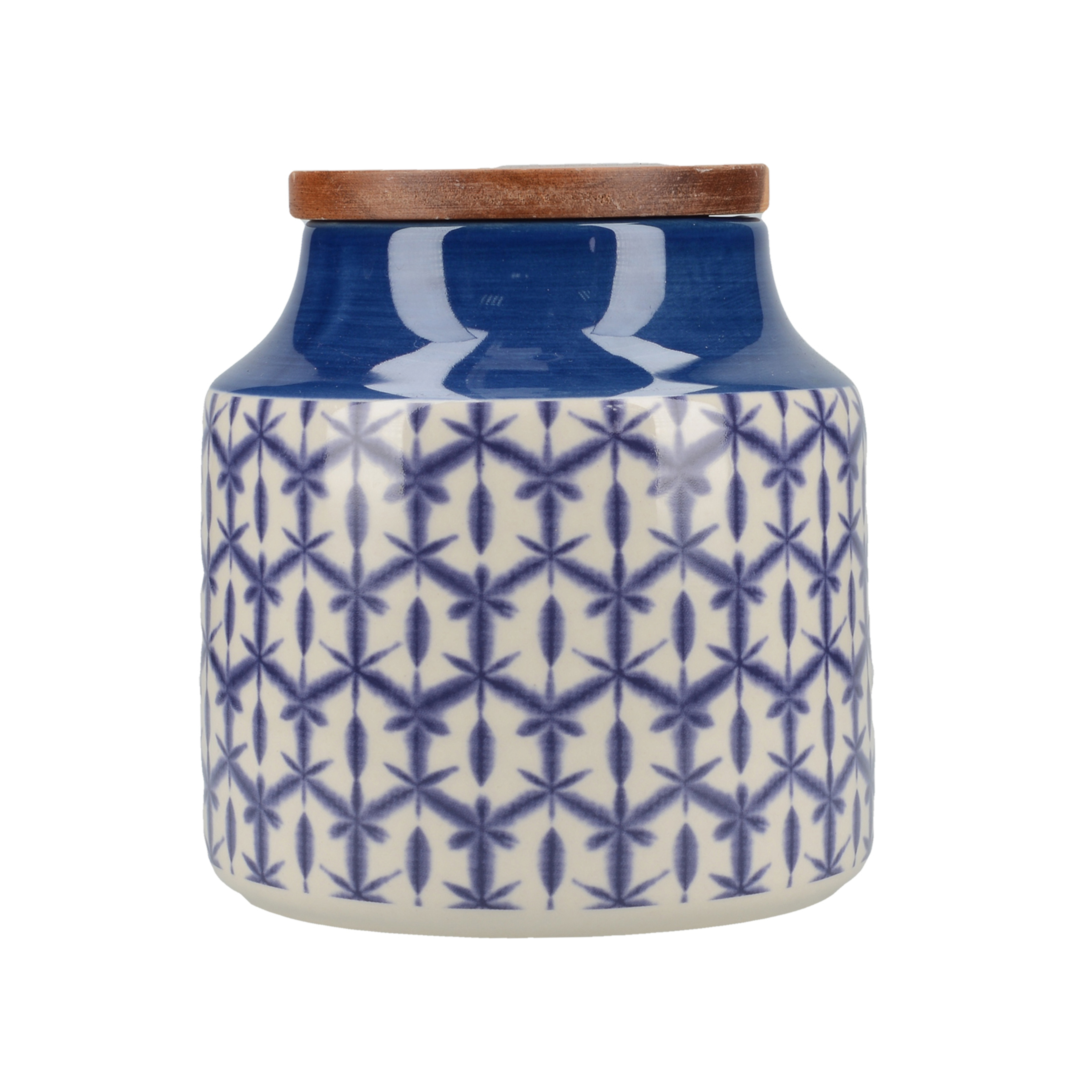 Mikasa Drift Ceramic 900ml Storage Canister - Blue