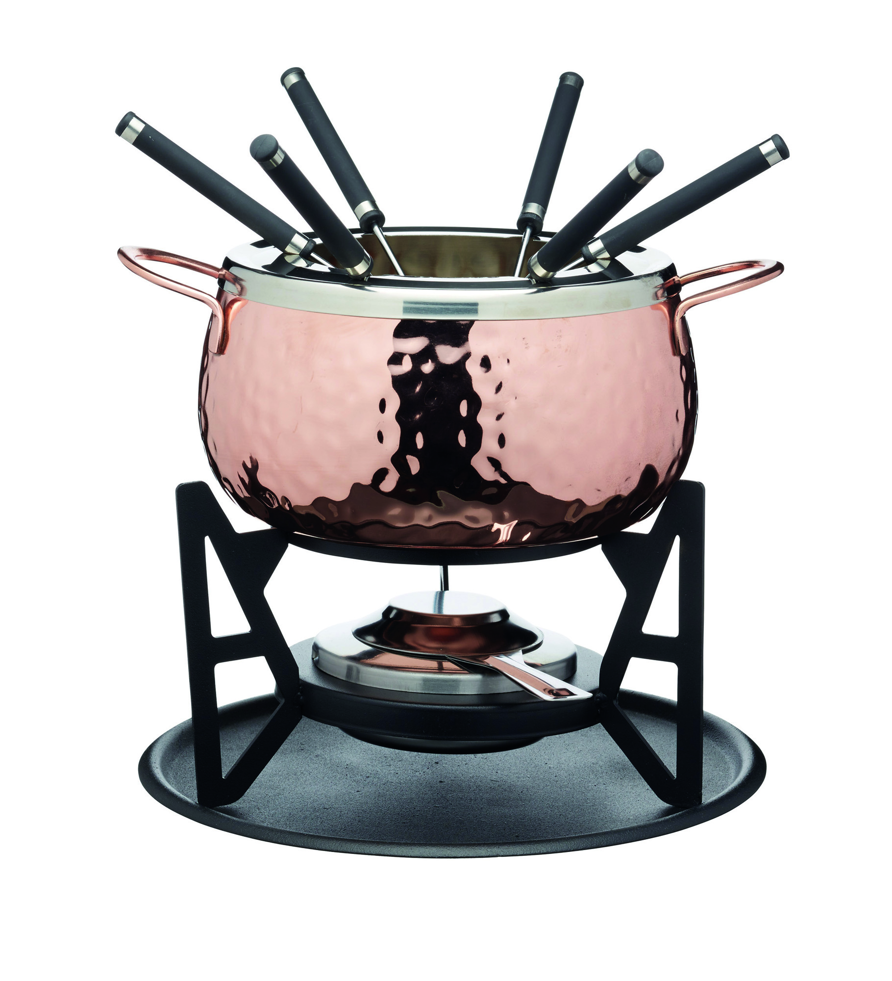 Artesa Stainless Steel Fondue Set - Copper