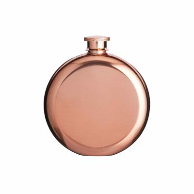 BarCraft Stainless Steel 140ml Hip Flask - Copper
