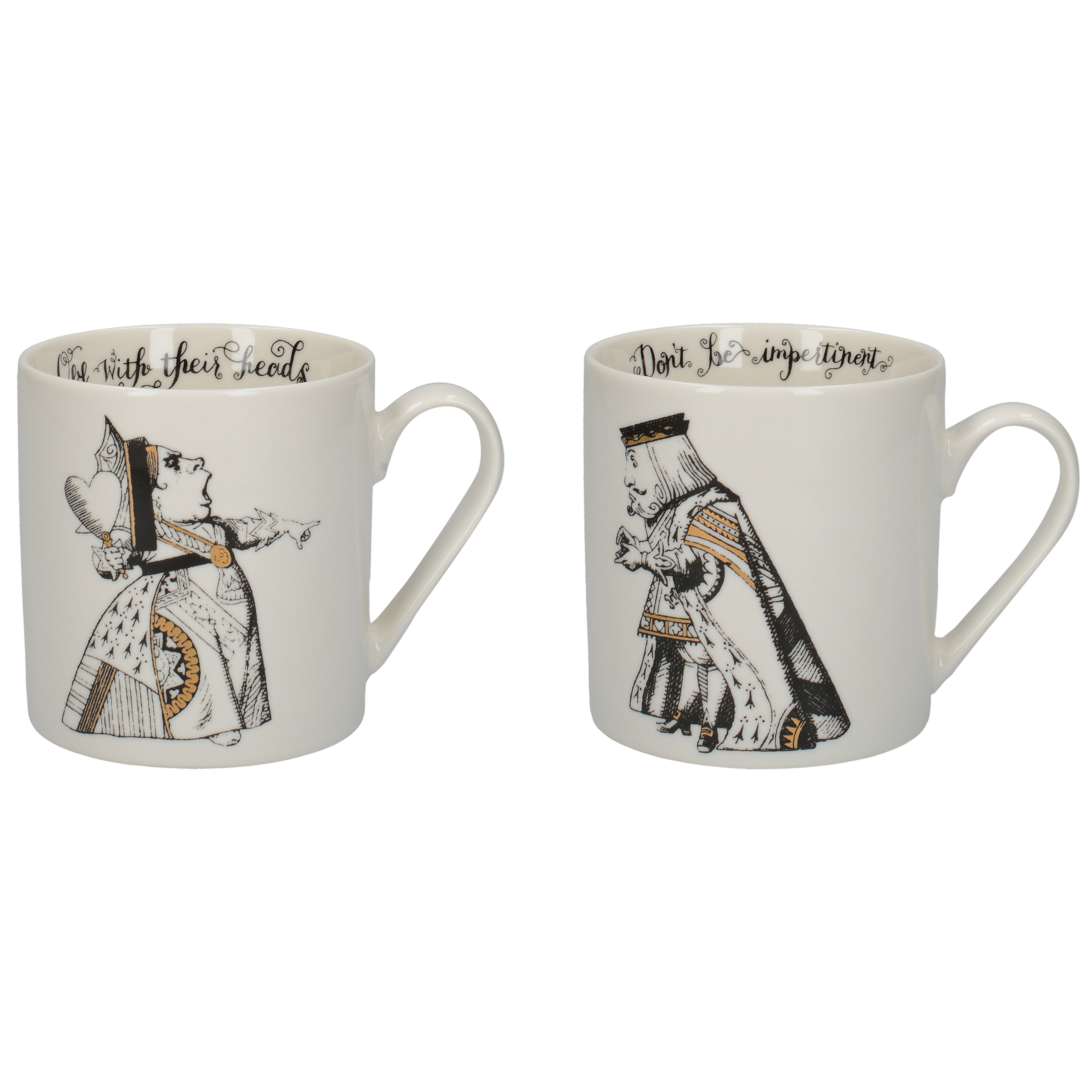 Victoria & Albert Alice in Wonderland 350ml His & Hers Mugs