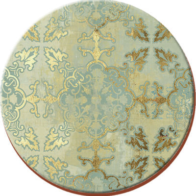 Creative Tops 4 x Round Coasters - Gold Impressions