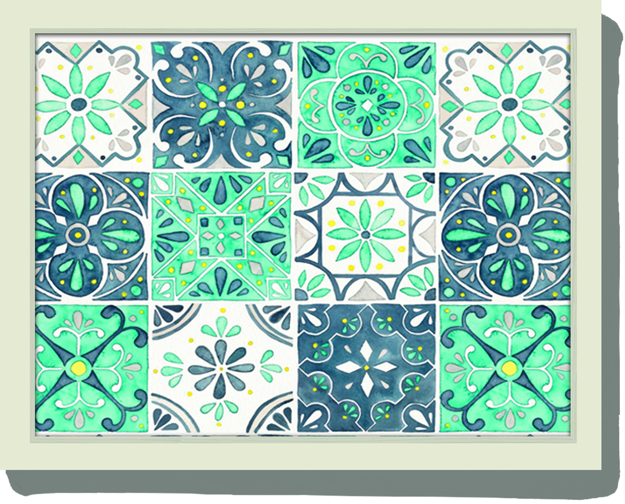 Creative Tops Lap Tray - Green Tile