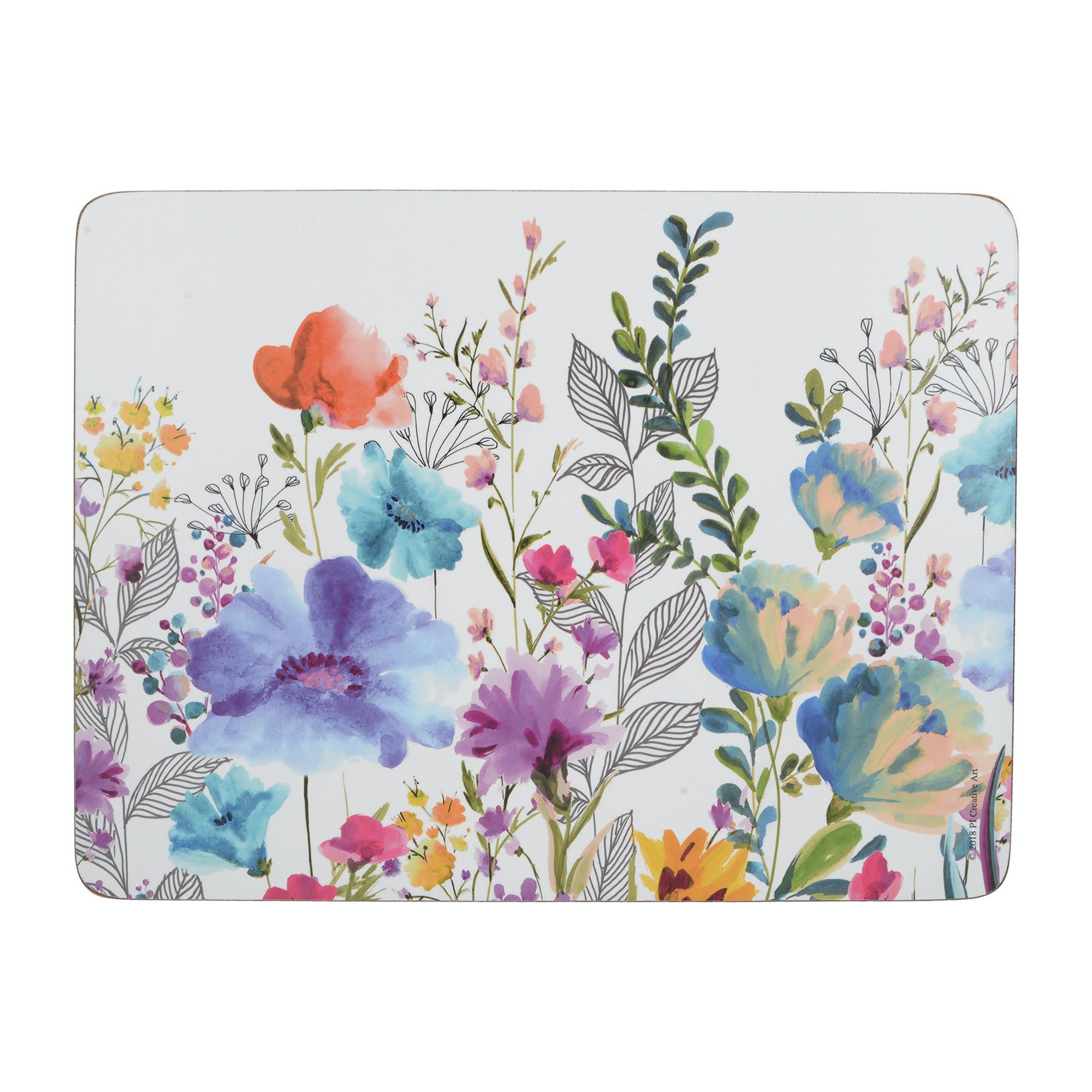 Creative Tops 6 x Placemats - Floral Meadow