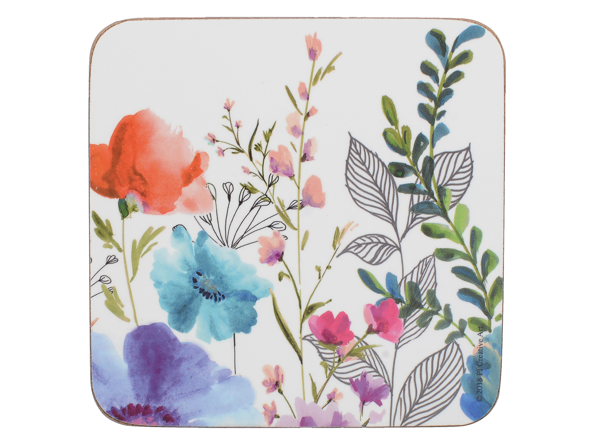 Creative Tops 6 x Coasters - Floral Meadow