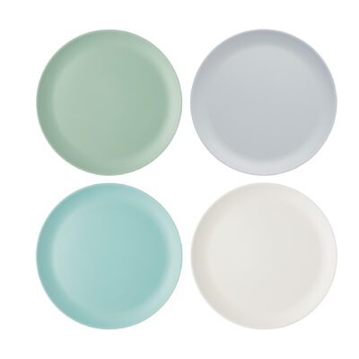 Colourworks 4 x Melamine 28cm Dinner Plates - Classics