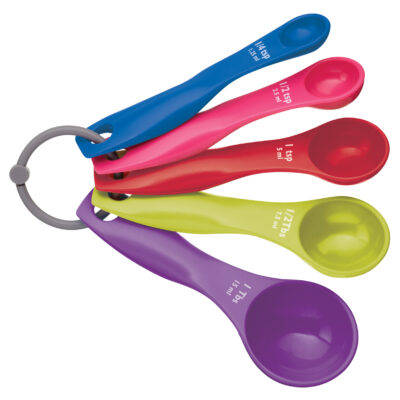 Colourworks 5 Piece Measuring Spoon Set - Brights