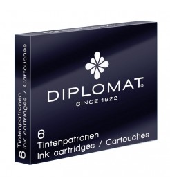 Diplomat 6 x Cartridges - Black