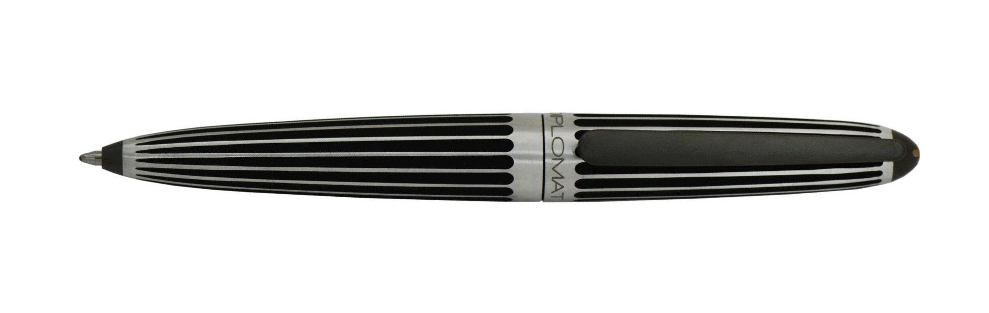 Diplomat Aero Ballpoint Pen - Black Stripes