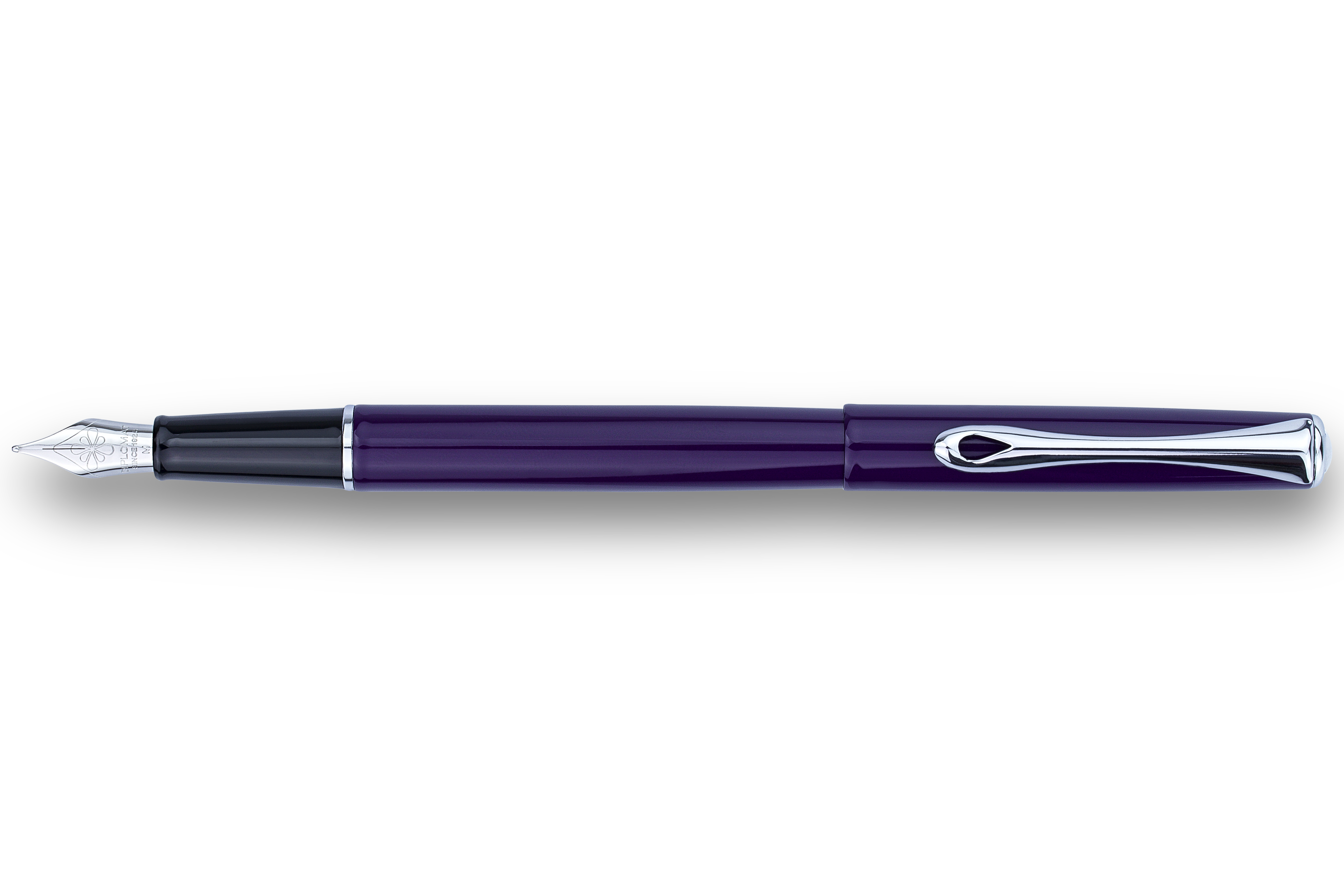 Diplomat Traveller Fountain Pen Deep Purple - Medium