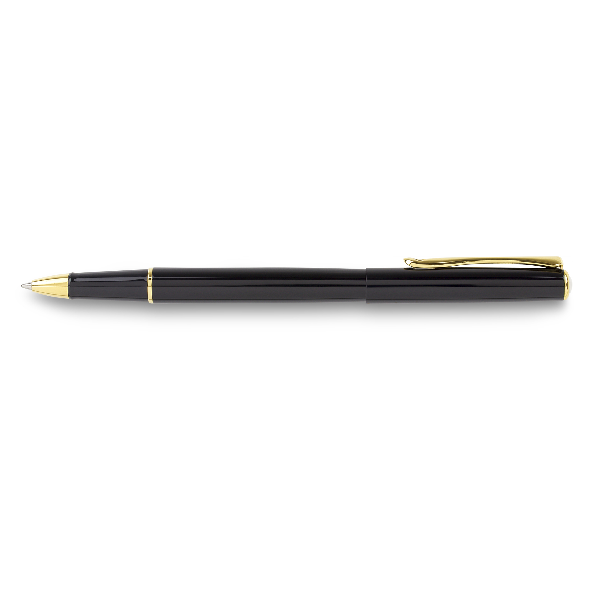Diplomat Traveller Rollerball Pen - Black & Gold