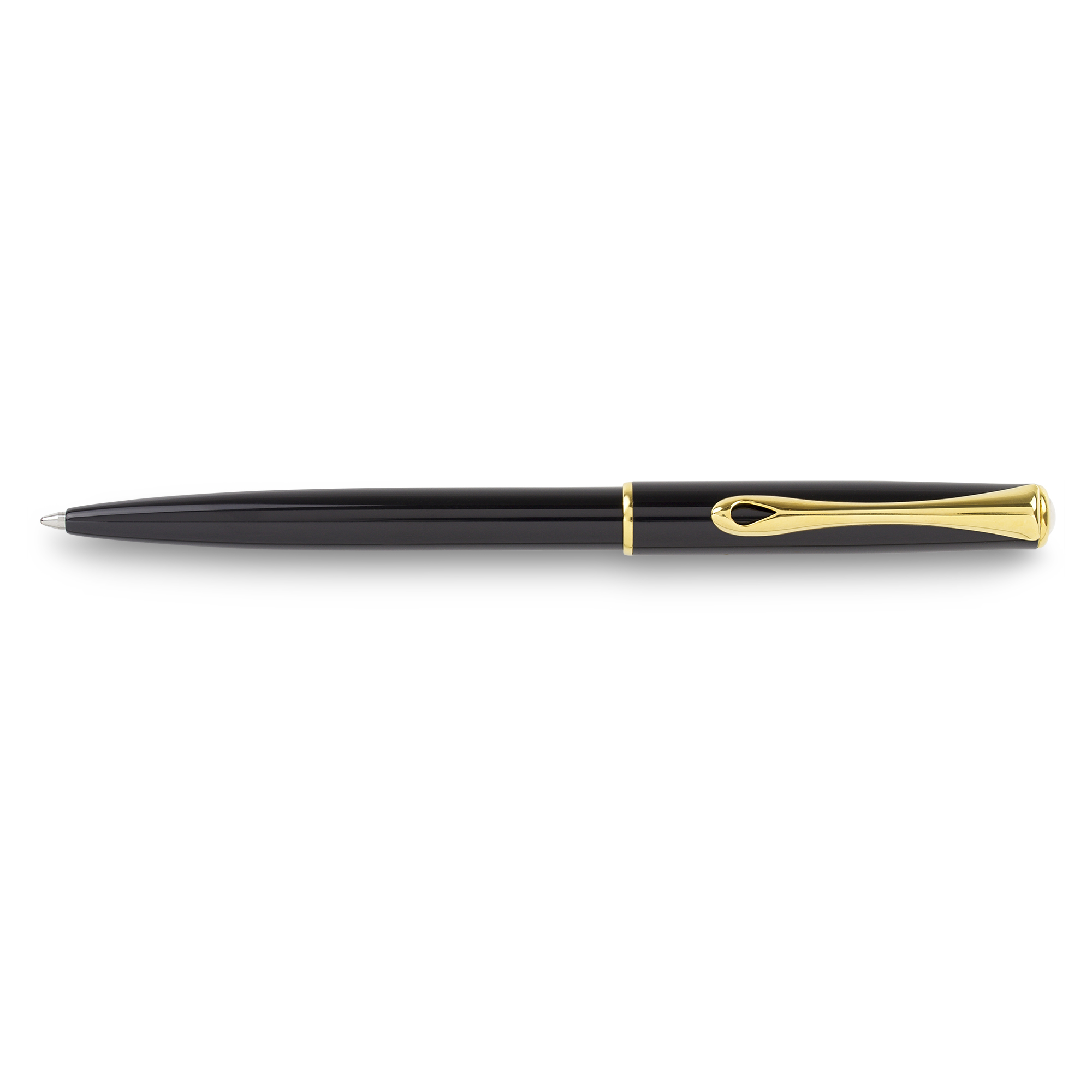 Diplomat Traveller Ballpoint Pen - Black & Gold