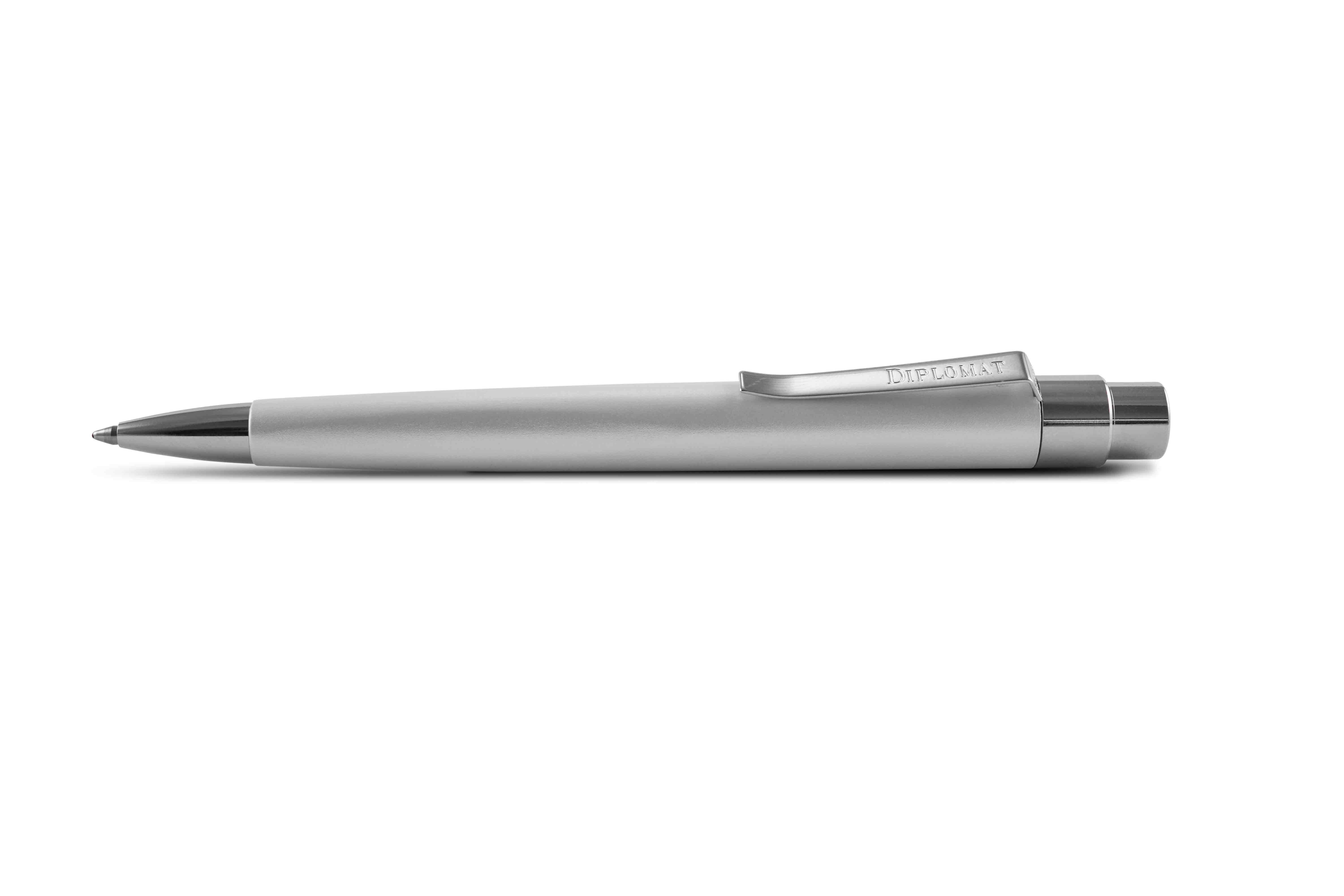 Diplomat Magnum Ballpoint Pen - Pearl White