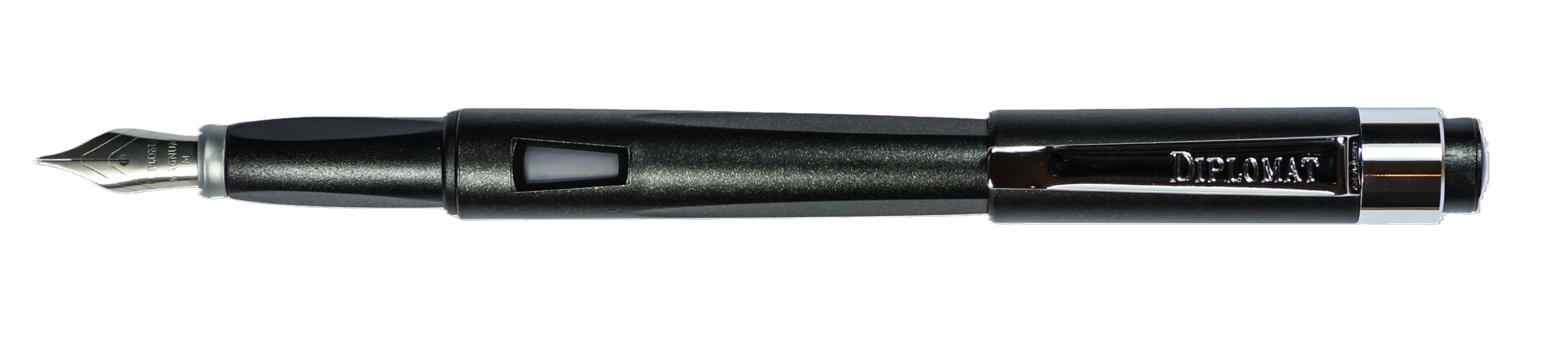 Diplomat Magnum Fountain Pen Crow Black - Fine
