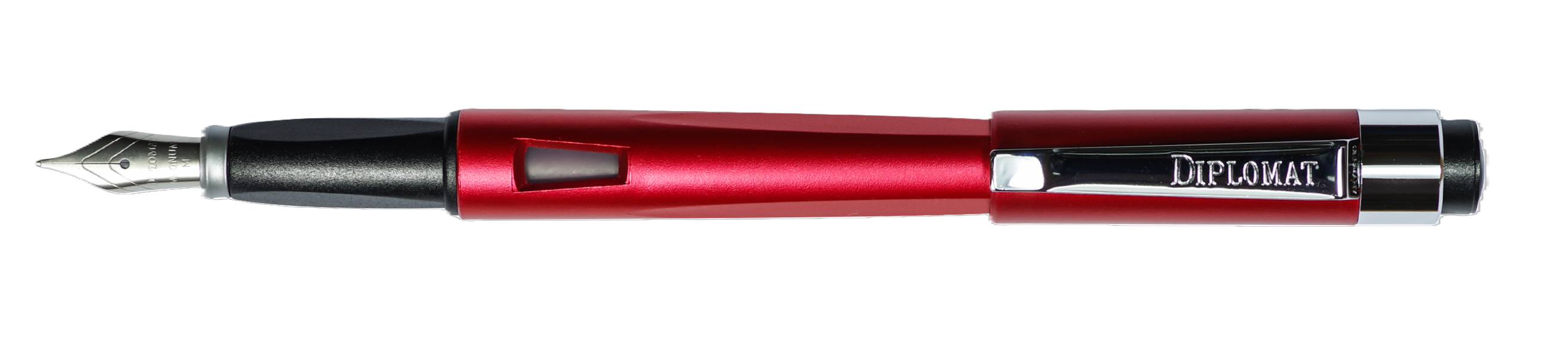 Diplomat Magnum Fountain Pen Burned Red - Fine