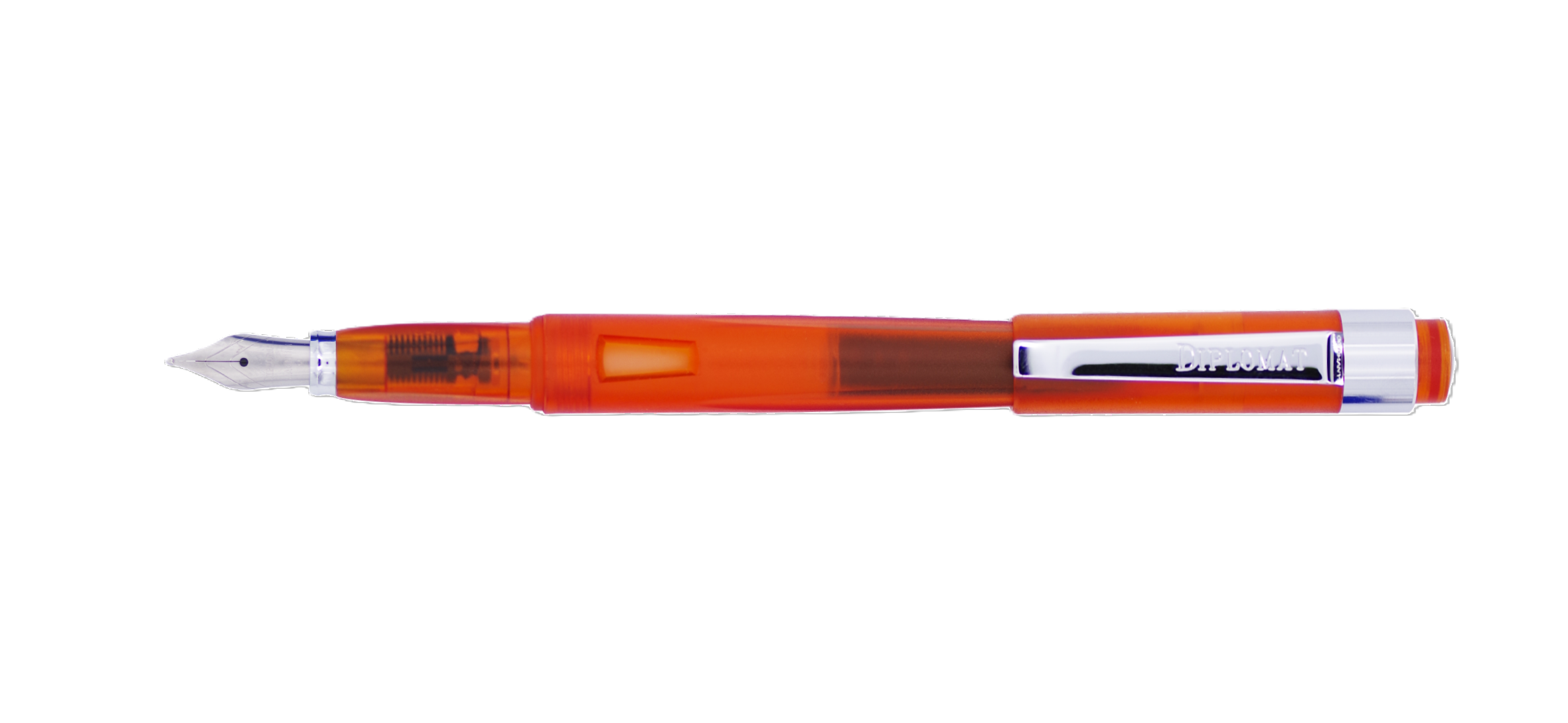 Diplomat Magnum Fountain Pen Demo Orange - Extra Fine