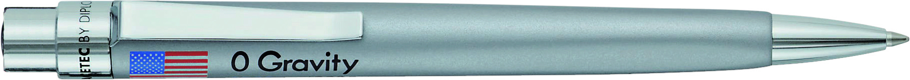 Diplomat Zero Gravity Ballpoint Pen - Silver
