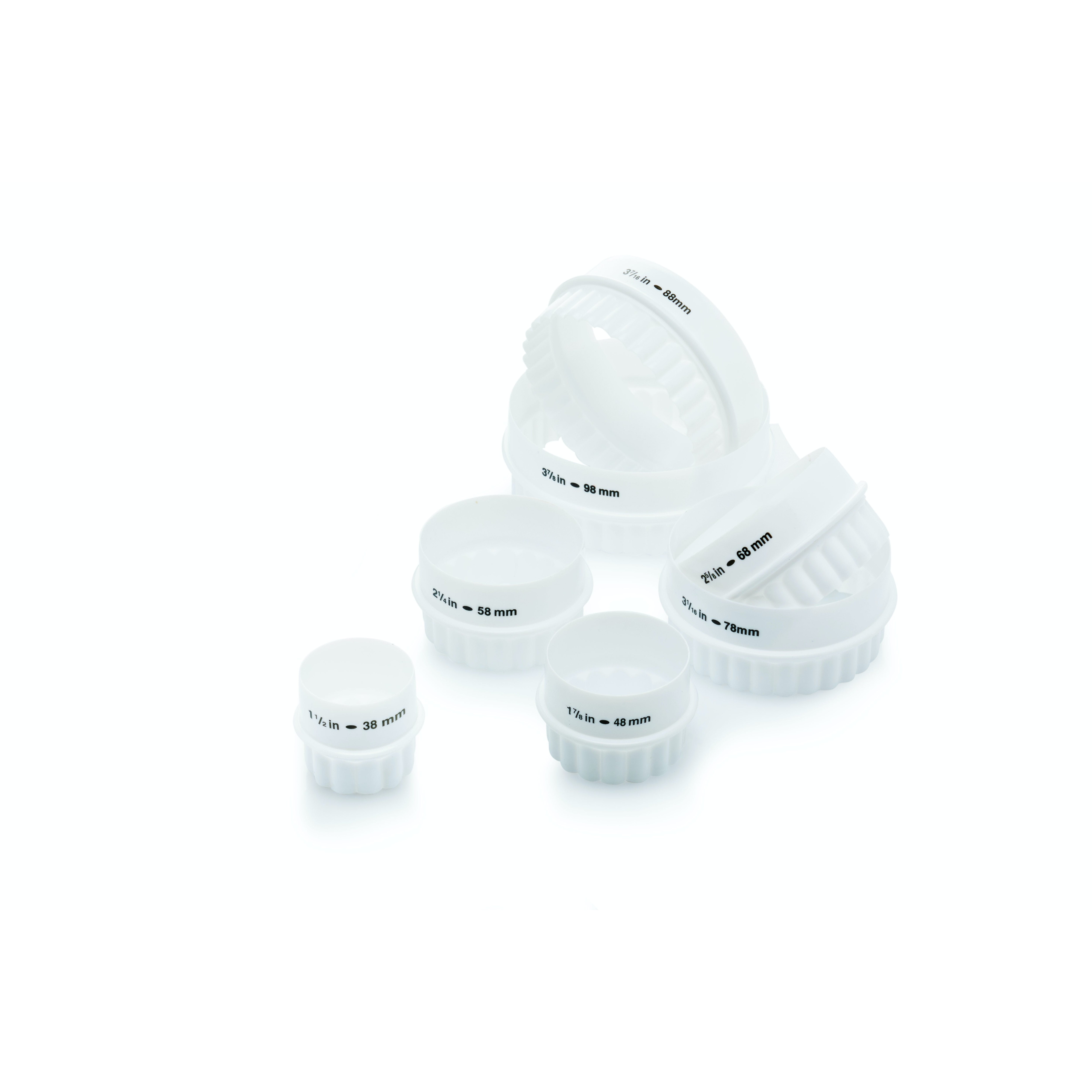 KitchenCraft Double Edged Biscuit & Pastry Cutter Set