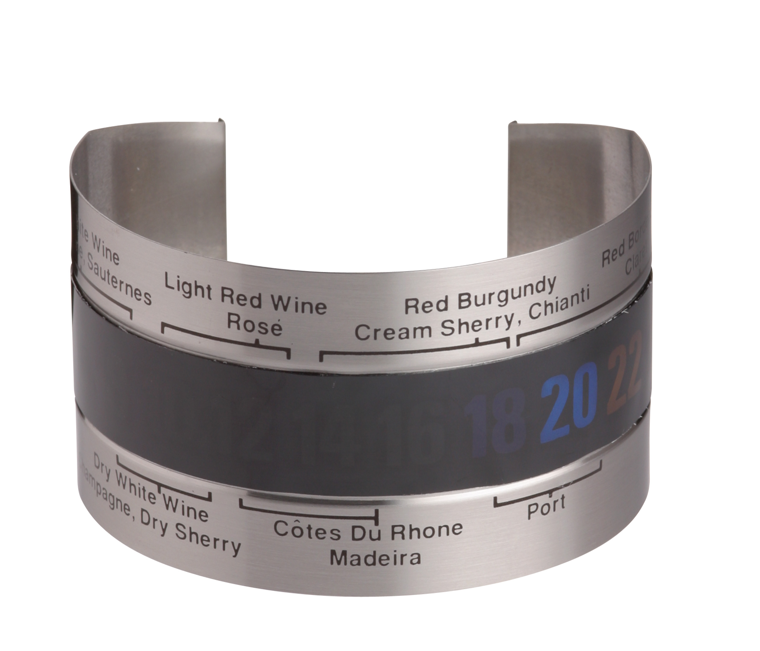 BarCraft Wine Bottle Thermometer Sleeve