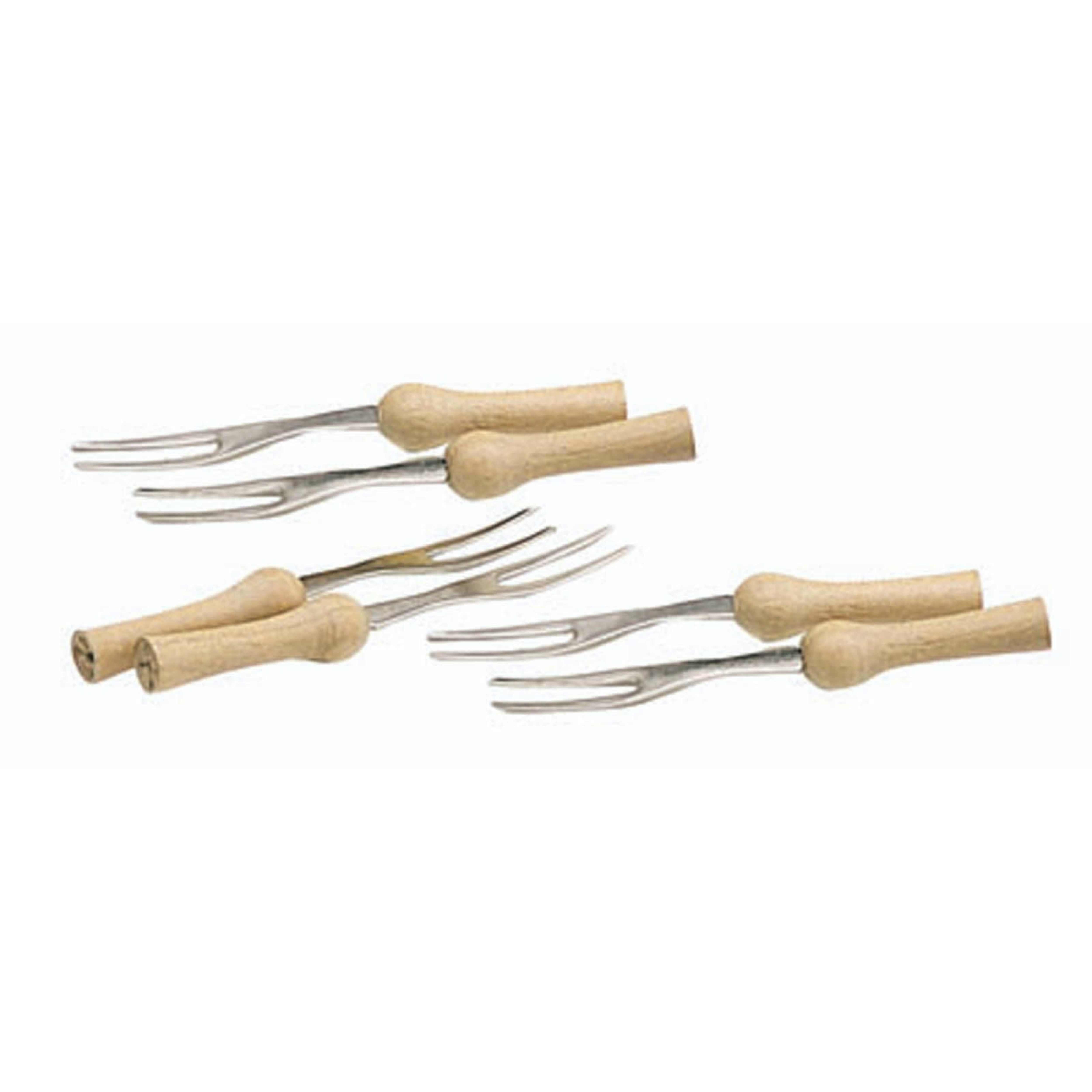 KitchenCraft 6 x Stainless Steel Corn on the Cob Holders