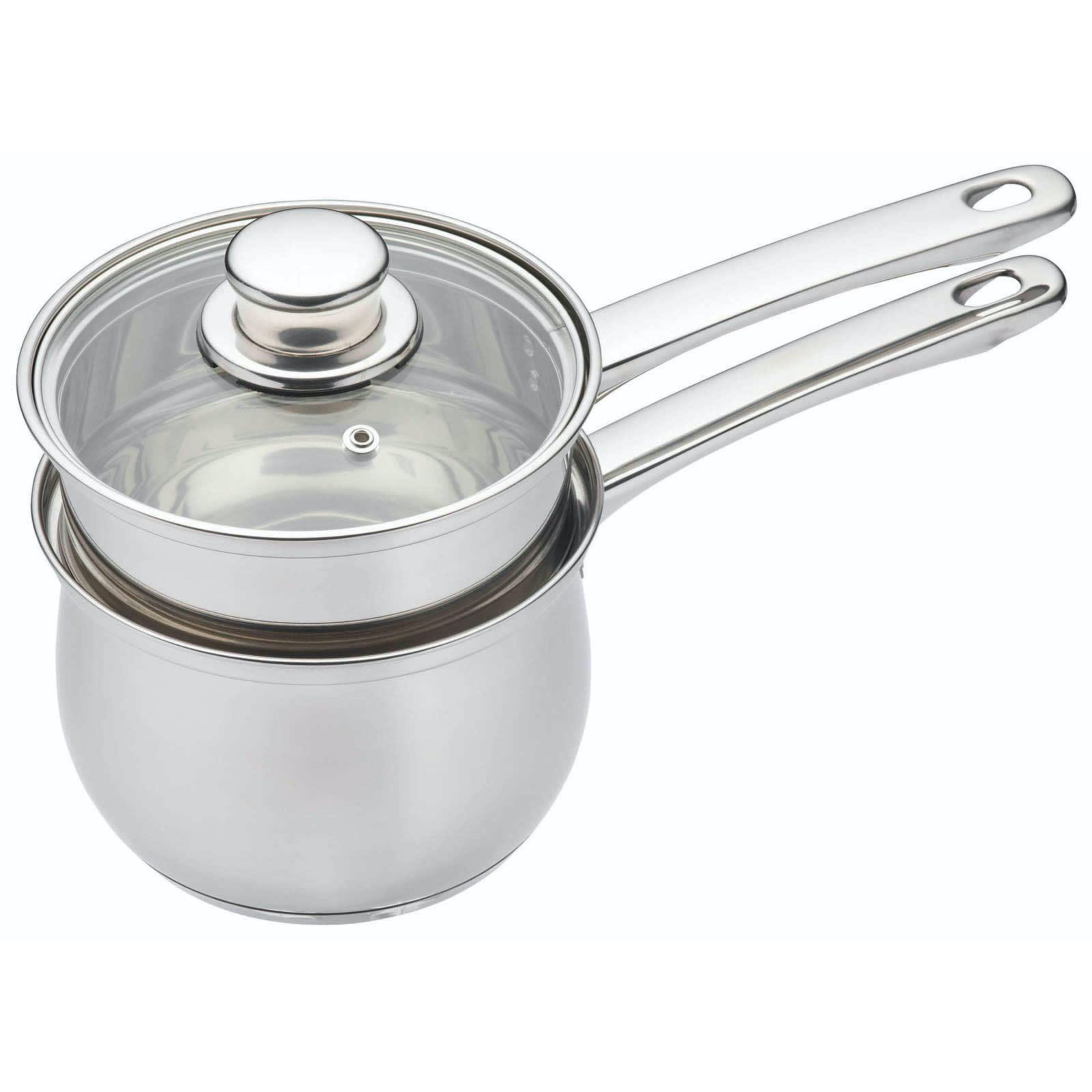 KitchenCraft Stainless Steel Porringer - 16cm