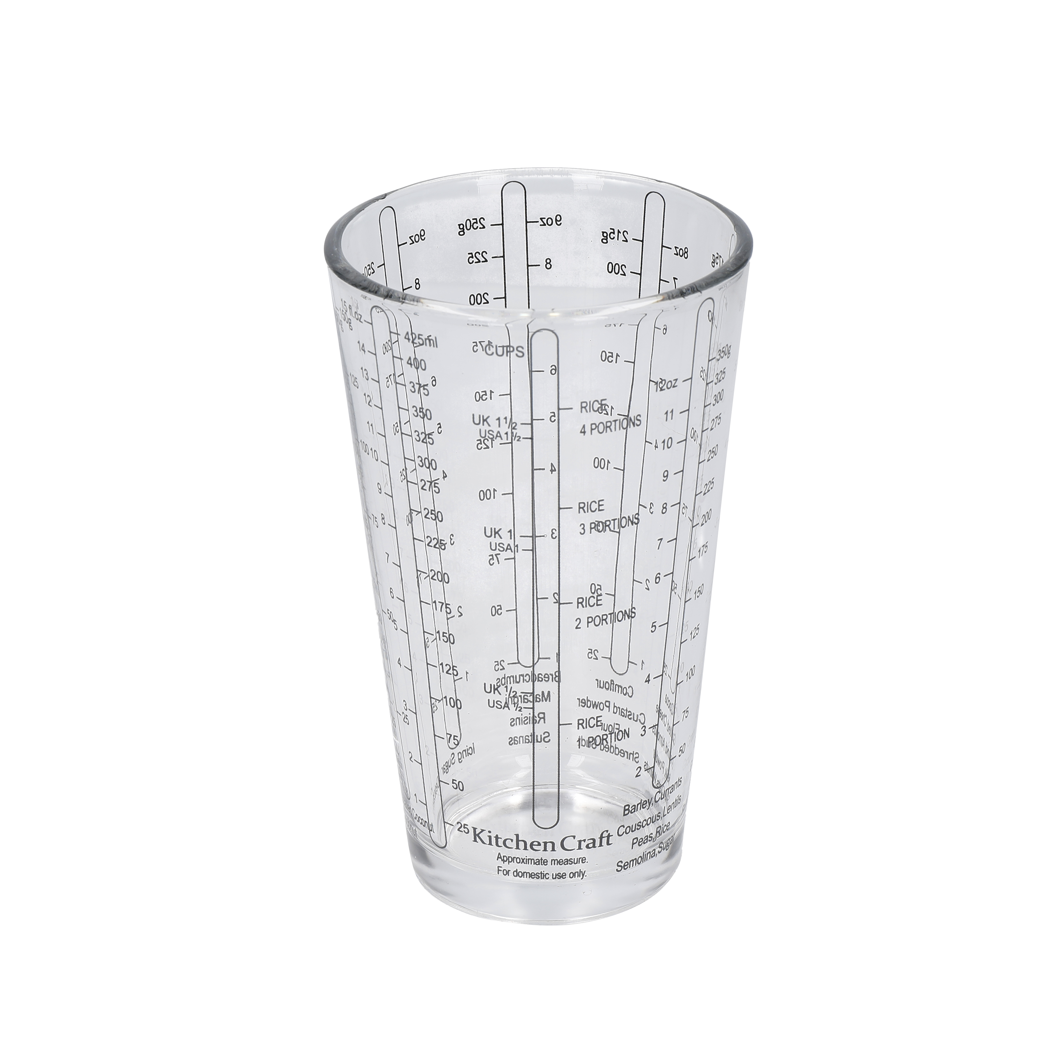 KitchenCraft Glass Measuring Cup - 425ml