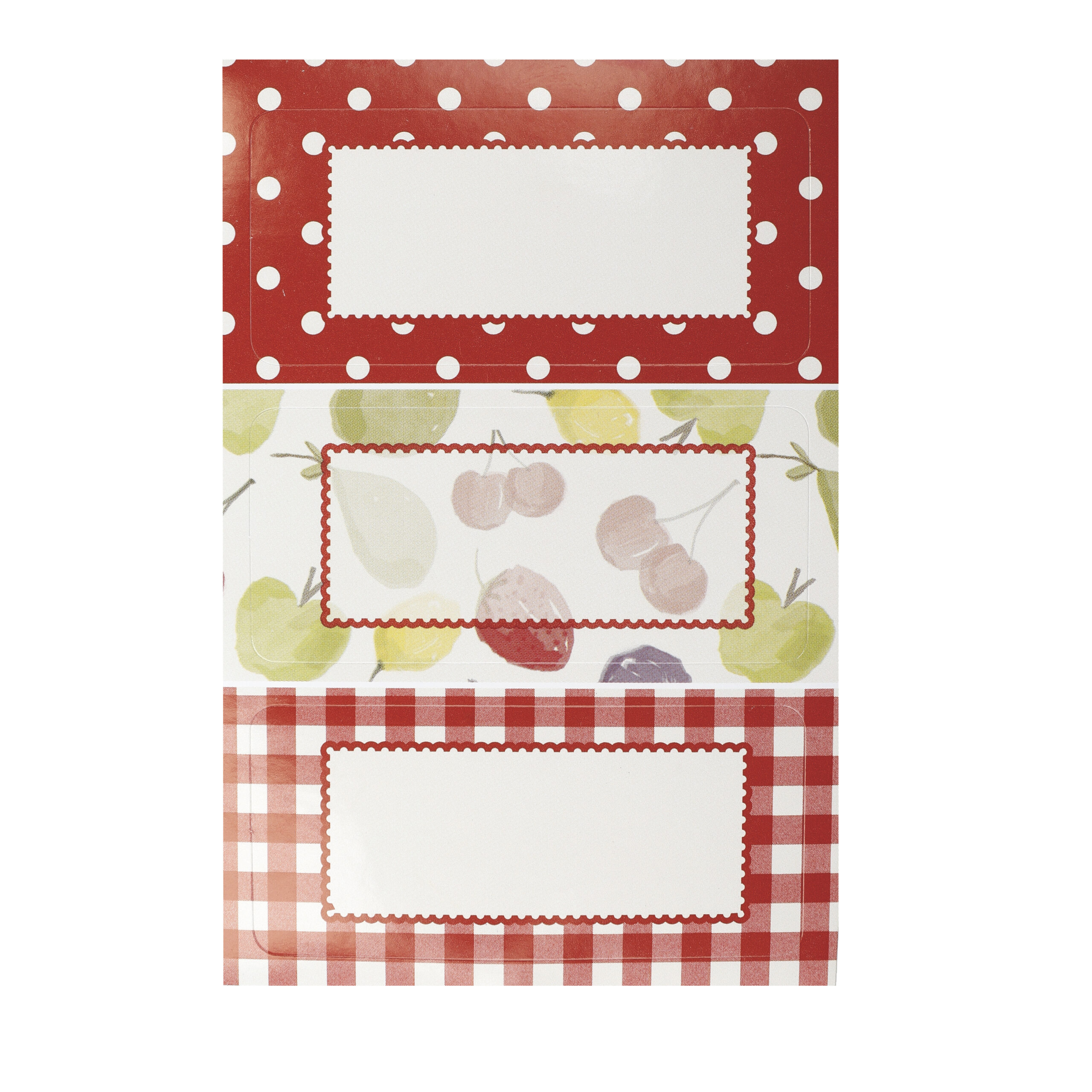 KitchenCraft Home Made 30 x Adhesive Preserve Jar Labels - Orchard