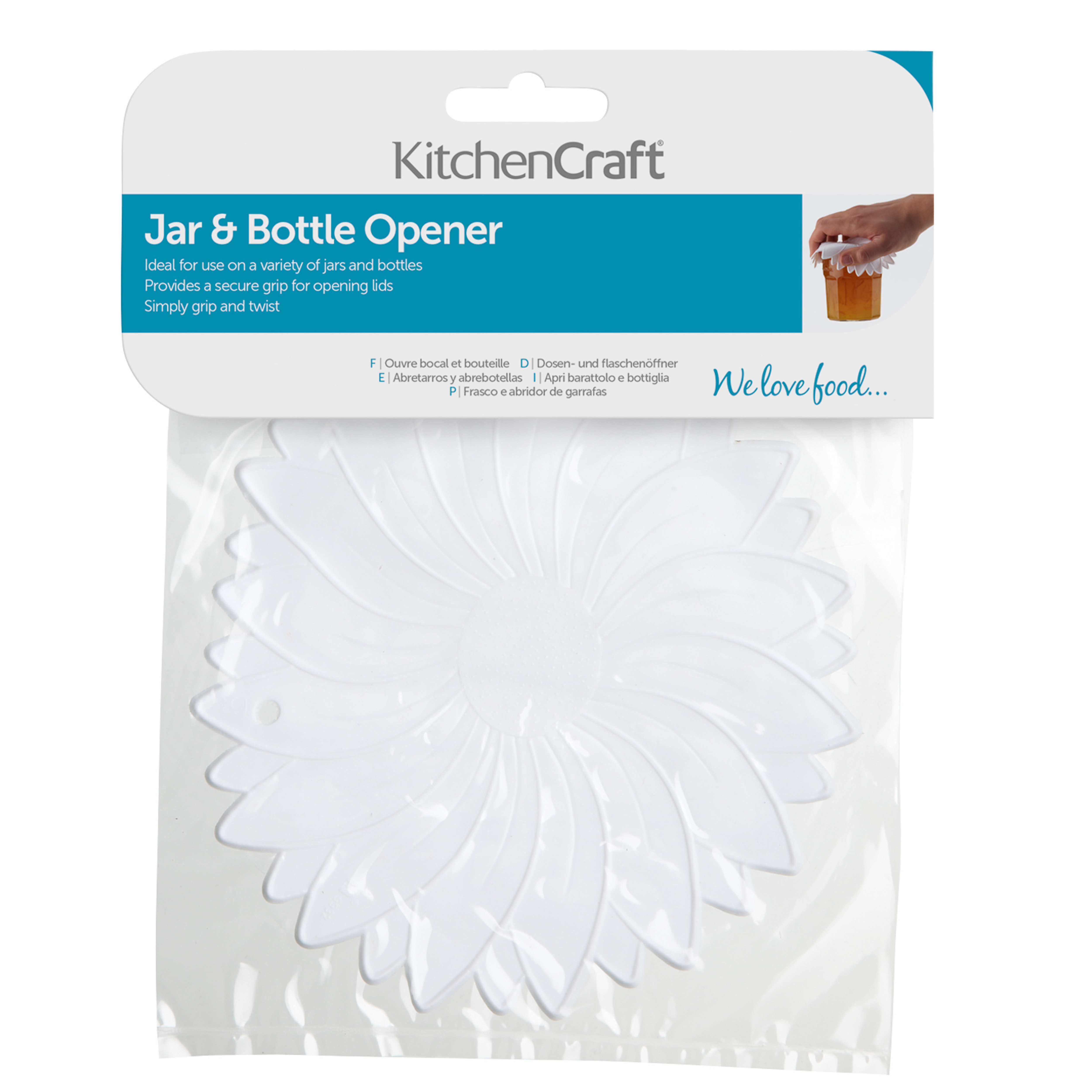 KitchenCraft Rubber Jar & Bottle Opener