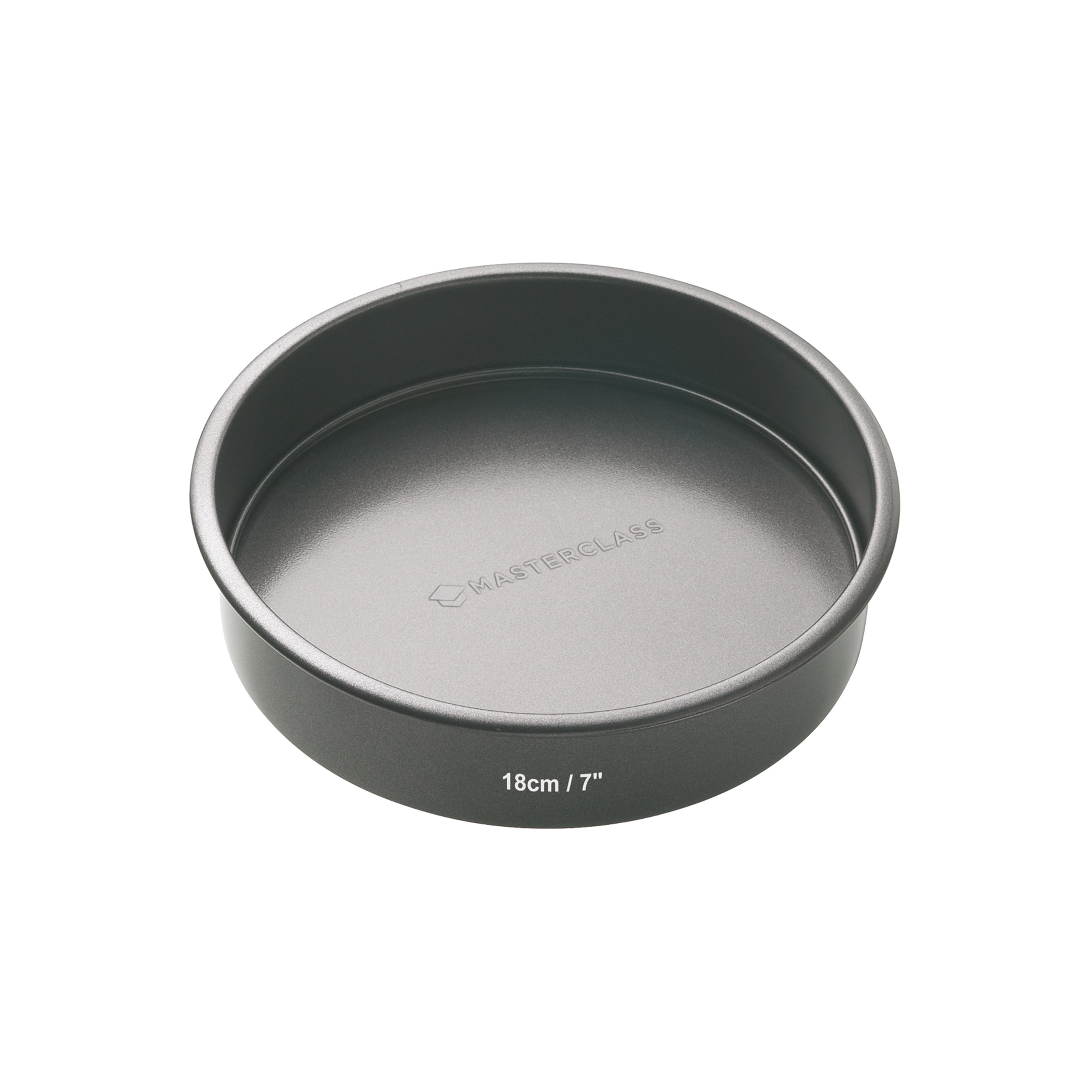Masterclass Non-Stick Round Loose Base Sandwich Pan - 18 x 3.2cm