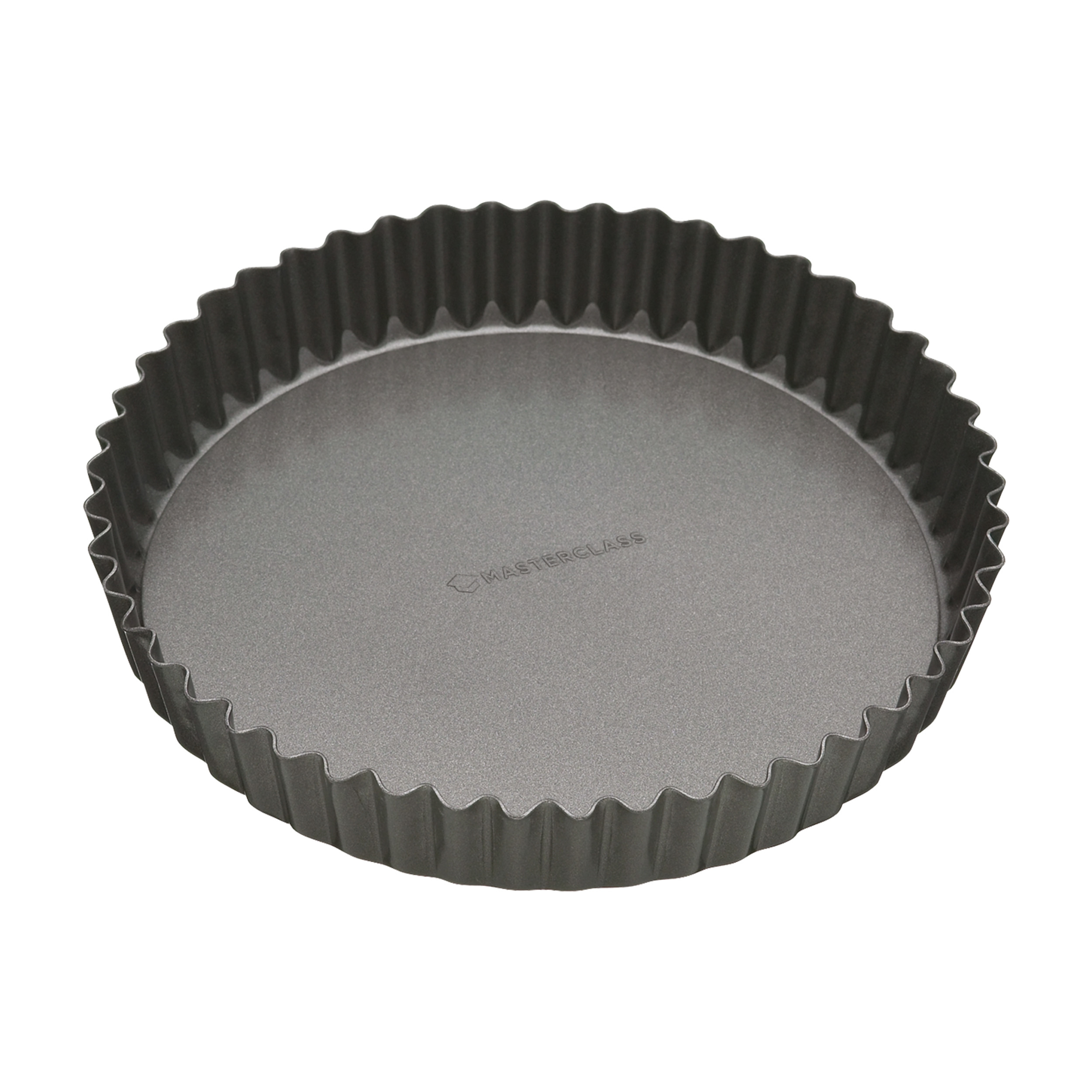 Masterclass Non-Stick Fluted Loose Base Flan & Quiche Pan - 25cm