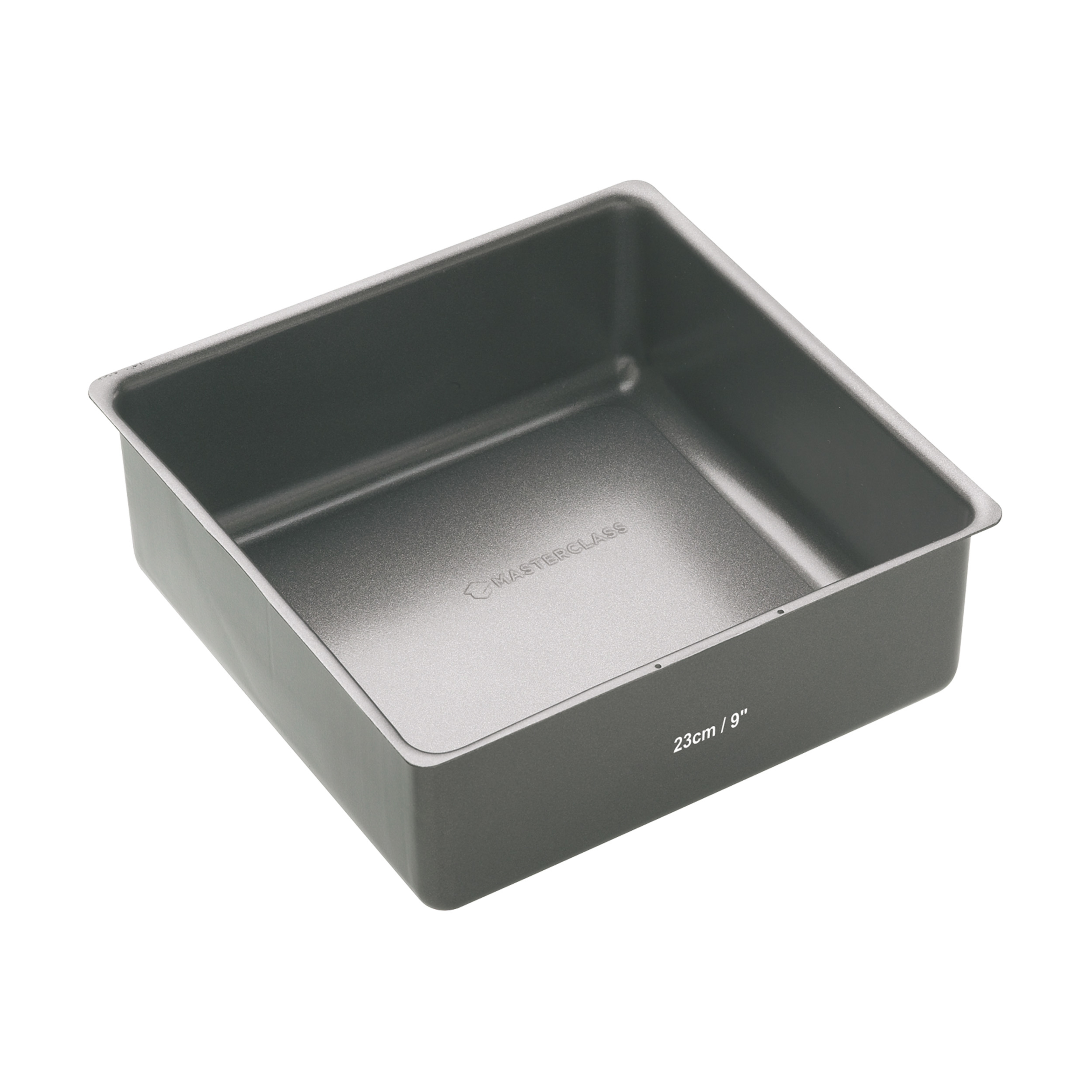 Masterclass Non-Stick Square Loose Base Deep Cake Pan - 23 x 8cm