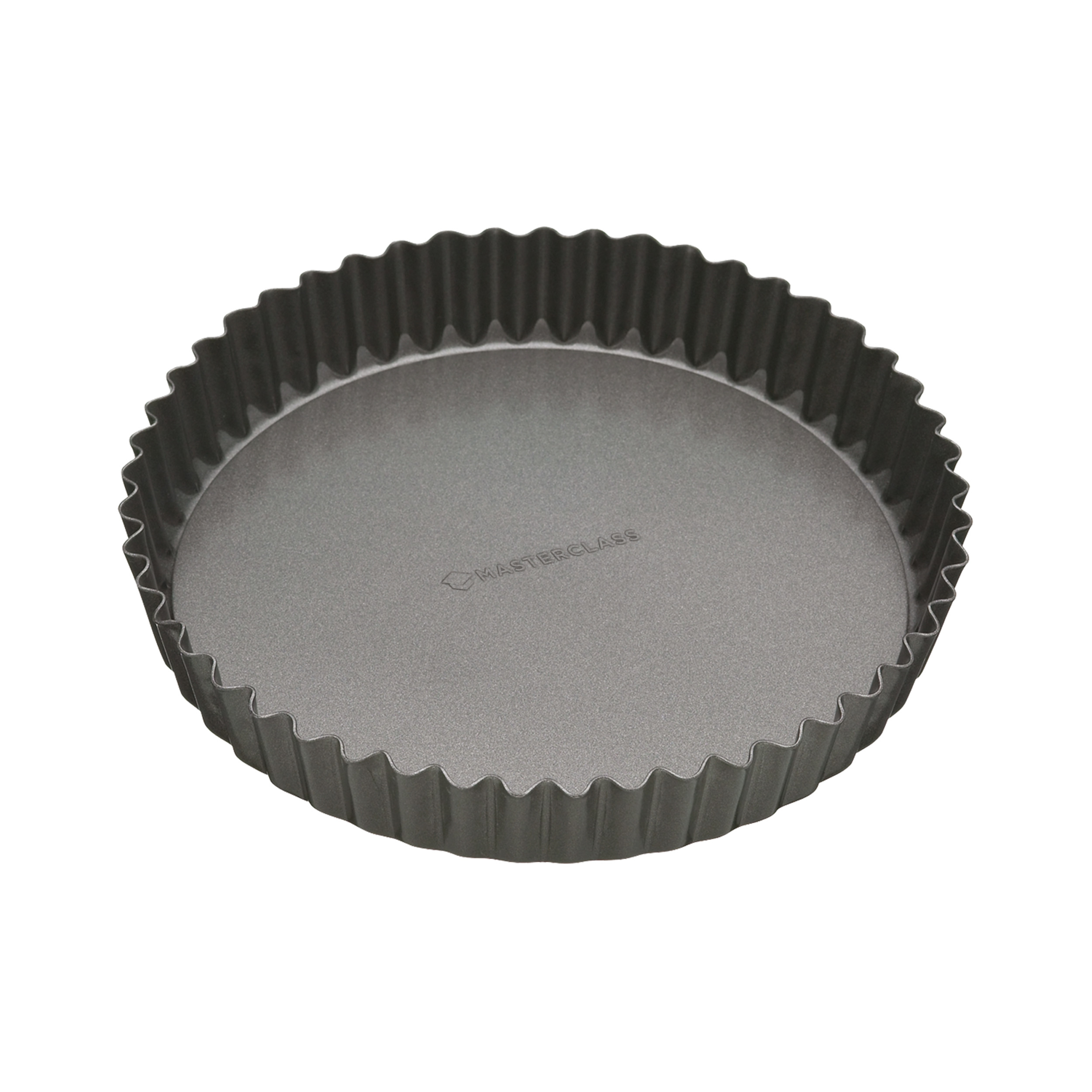 Masterclass Non-Stick Fluted Loose Base Flan & Quiche Pan - 23cm