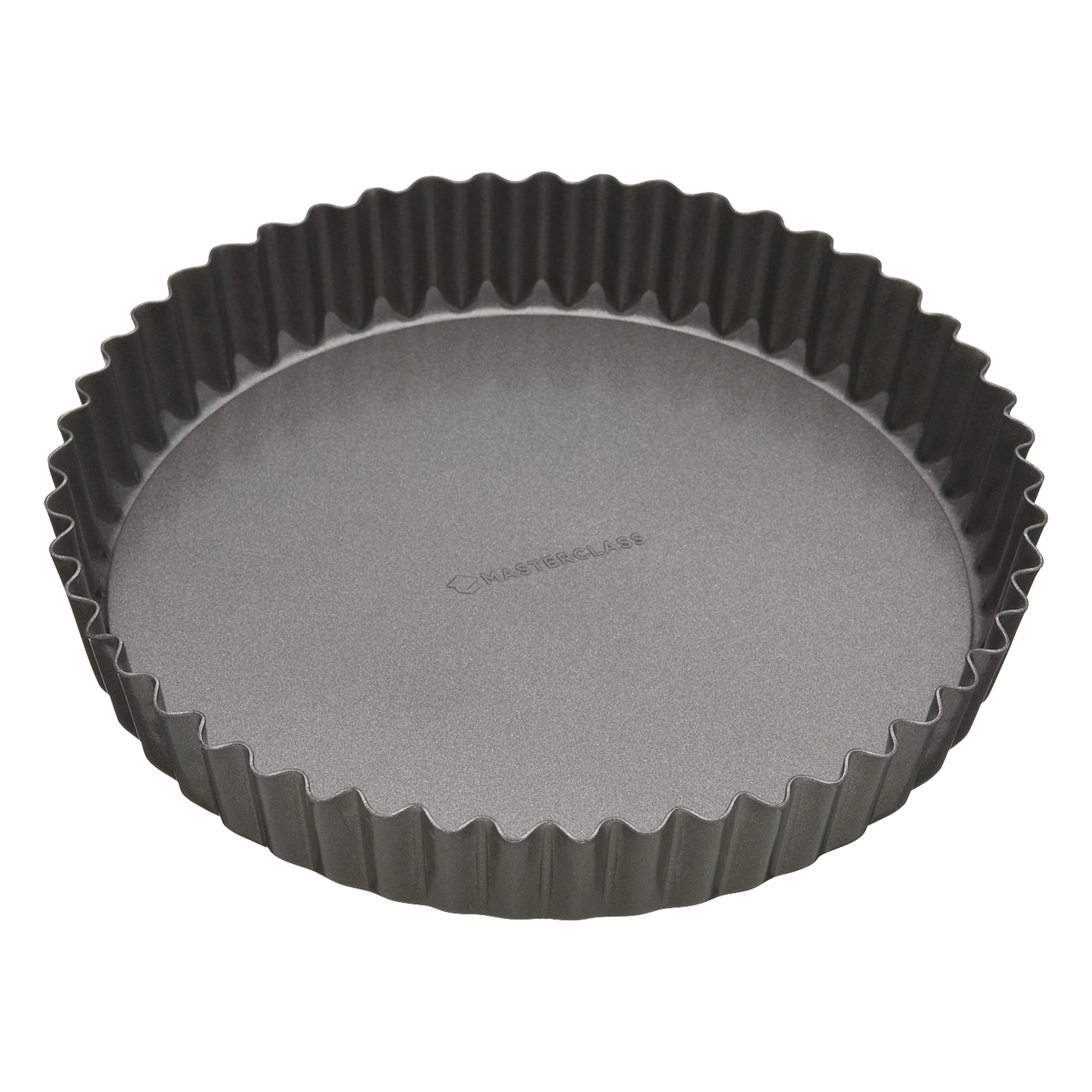 Masterclass Non-Stick Fluted Loose Base Flan & Quiche Pan - 30cm